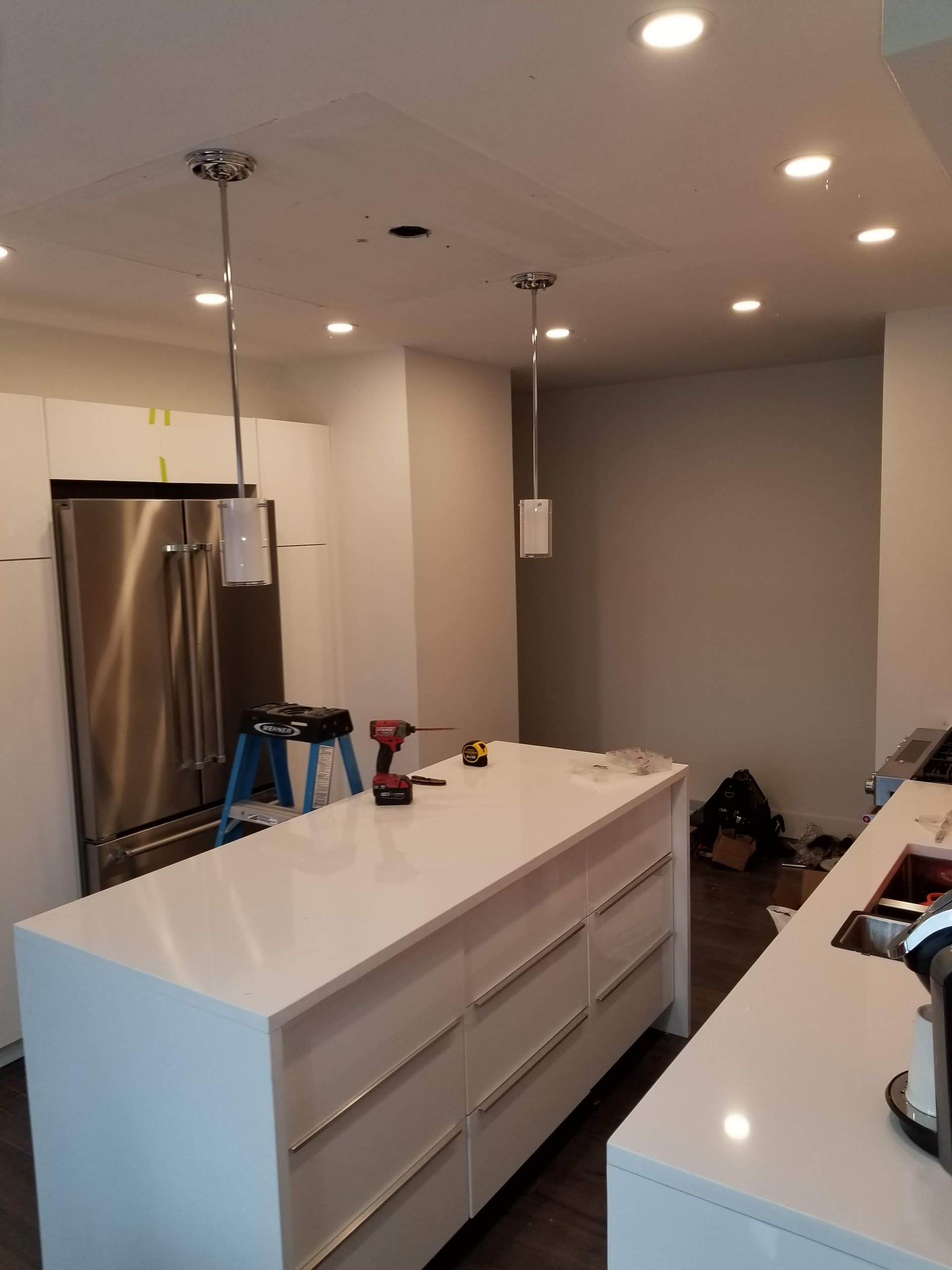 Lighting installation by Levere Electric, London, Ontario