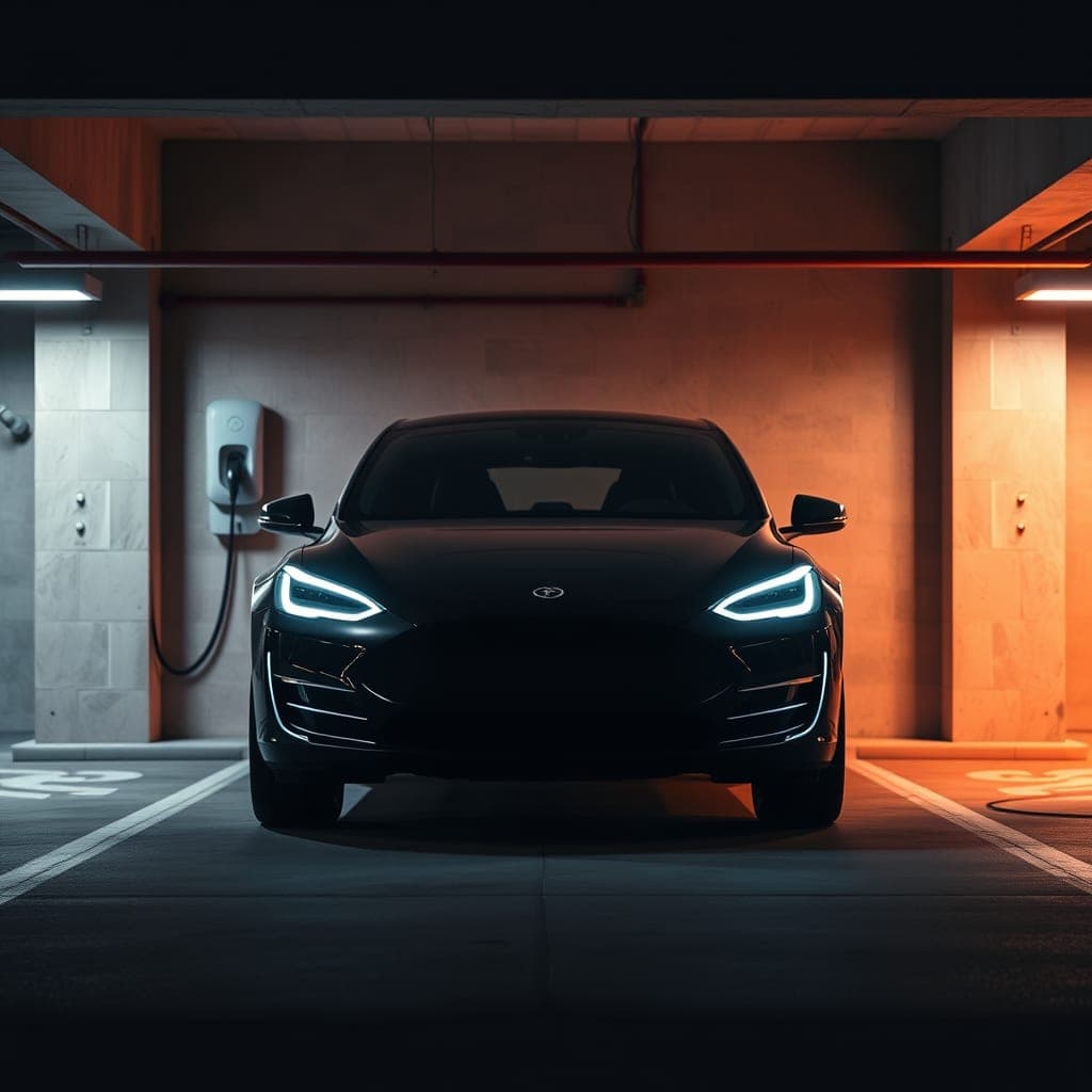 Level 2 EV charger installed by Levere Electric in London, Ontario